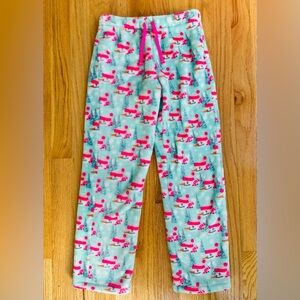Vineyard Vines Girls Winter Whale Fleece Lounge Pants